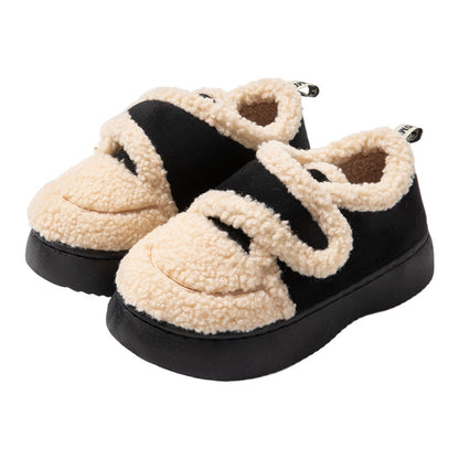 Women's Cotton-padded Shoes Winter Lambskin Korean Style