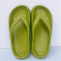 Clip Toe Shoes Eva Non-Slip Slippers Soft Sole Flip Flops Women Thick Bottom Bathroom Slides Summer