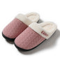 Winter Cotton Slippers Baotou Warm Flat Slippers Home Daily Soft Non-slip Bottom House Shoes Women Men Couple