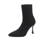 High Heel Pointy Stretch Breathable Flying Vega Boots