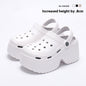 Summer Breathable Closed Toe Hole Shoes For Women