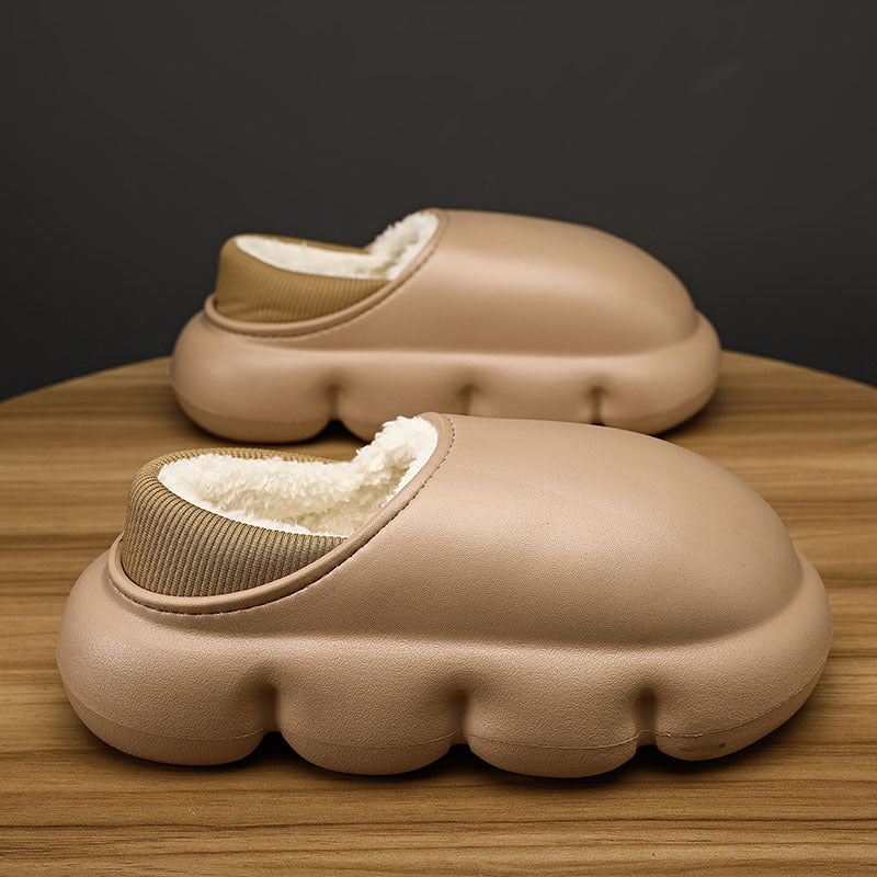 Winter Couple's Bread Cotton Shoes Platform Plus Waterproof Velvet Shoes