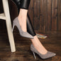 Single Korean Style Shallow Mouth High Heel Women's Shoes