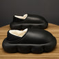 Winter Couple's Bread Cotton Shoes Platform Plus Waterproof Velvet Shoes