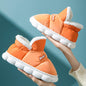 Children's Bags And Fleece-lined Thickened Couple Non-slip Warm Shoes