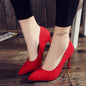 Single Korean Style Shallow Mouth High Heel Women's Shoes