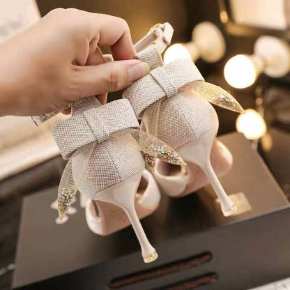 French Bow High Heels Have A Small Sense Of Design