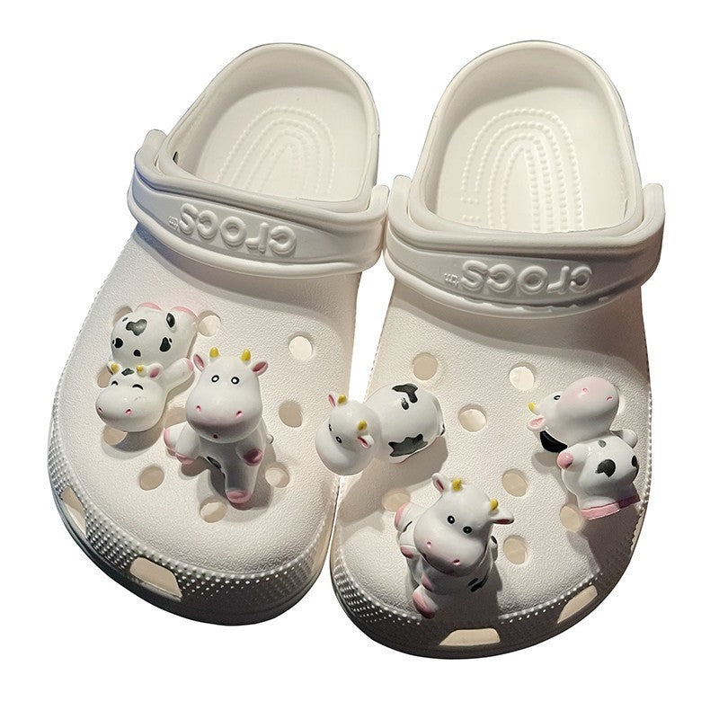 Doll Cute Cow Hole Shoes Accessories