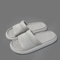 Solid Striped Design Home Slippers Women Men Fashion House Shoes Non-slip Floor Bathroom Slippers For Couple