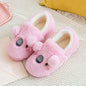 Women's Winter Cute Thick Bottom Non-slip Warm Plush Cotton Slippers