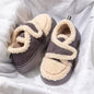 Women's Cotton-padded Shoes Winter Lambskin Korean Style