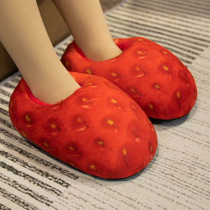 Creative Bread Toast Cotton Shoes Home Indoor