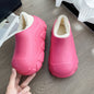 Women's Cotton-padded Shoes Non-slip Warm Shoes Eva Bag Heel