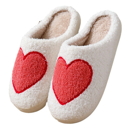 Women's Home Slippers Fashion Plush House Shoes For Valentine's Day