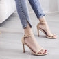 Women's Stiletto Open Toe High Heels