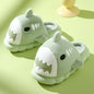 Winter Shark Slippers Fashion Thick Bottom Garden Home Shoes Indoor Non-slip Furry Warm Couple Cotton Slippers Women Men