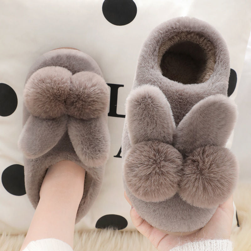 Women's Winter Platform Non-slip Warm Cute Interior Home Plush Shoes