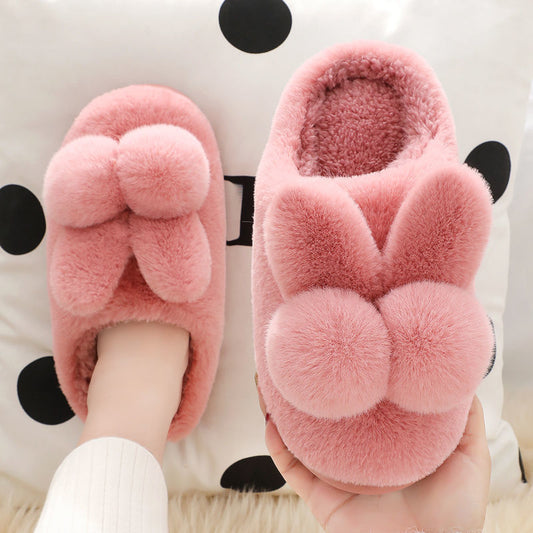 Women's Winter Platform Non-slip Warm Cute Interior Home Plush Shoes