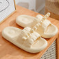 Cute Deer Horn Slippers Summer Women's House Shoes Non-slip Bathroom Slipper