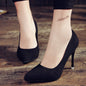 Single Korean Style Shallow Mouth High Heel Women's Shoes