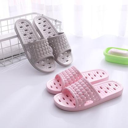 Summer House Shoes Non-slip Hollow Sole Design Floor Bathroom Slipper For Women Men