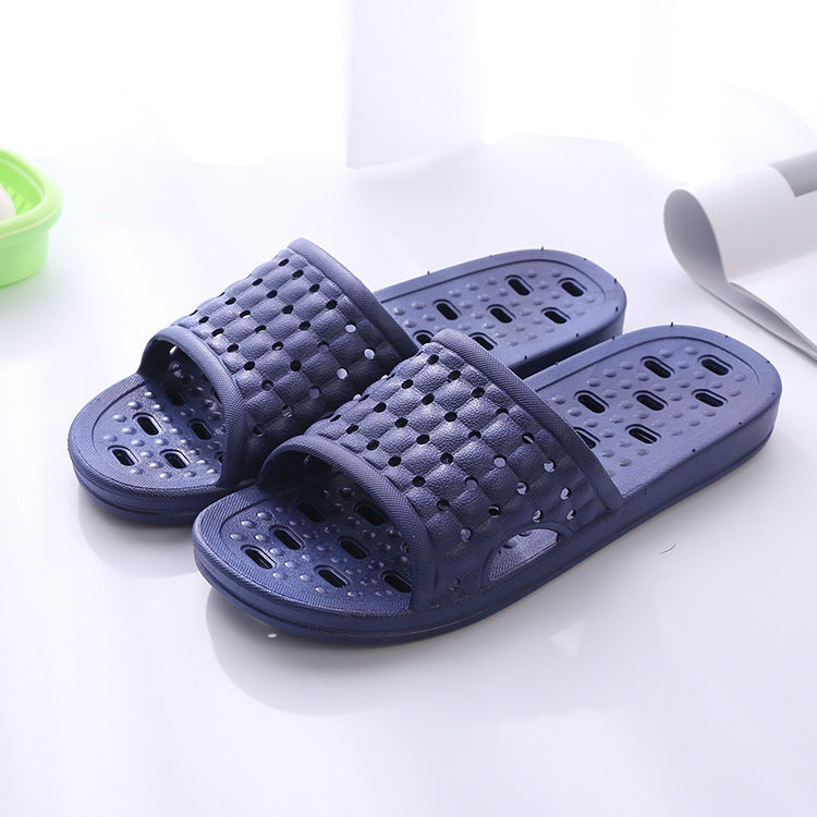 Summer House Shoes Non-slip Hollow Sole Design Floor Bathroom Slipper For Women Men