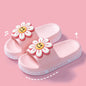 Summer Flower Slippers Women New Fashion Letter Garden Shoes Indoor Anti-Slip Floor Bathroom Bathing Home Slipper