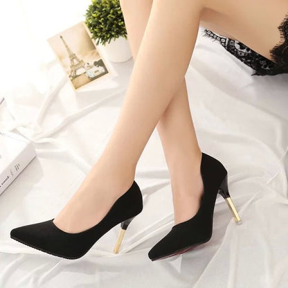 Fashion All-match Pointed Toe Stiletto High Heel Sandals