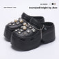 Summer Breathable Closed Toe Hole Shoes For Women