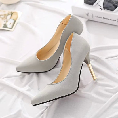 Fashion All-match Pointed Toe Stiletto High Heel Sandals