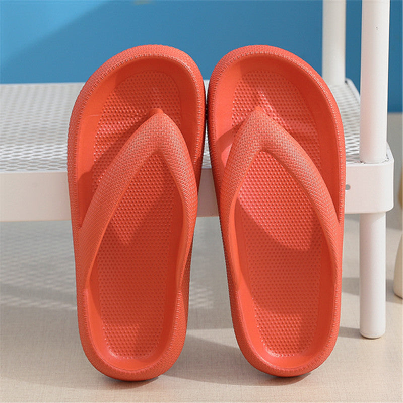 Clip Toe Shoes Eva Non-Slip Slippers Soft Sole Flip Flops Women Thick Bottom Bathroom Slides Summer