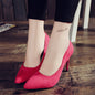 Single Korean Style Shallow Mouth High Heel Women's Shoes